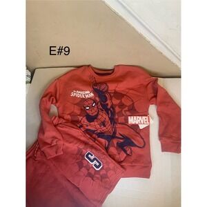 Marvel Spider-Man Kids 2-piece Outfit/Set L/S Shirt & shorts  (Sizes 10-12)